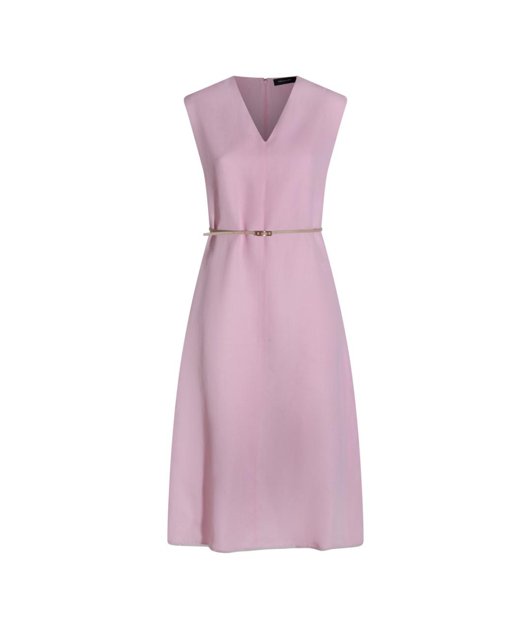 FABIANA FILIPPI Розовое вискозное повседневное платье, фото 1