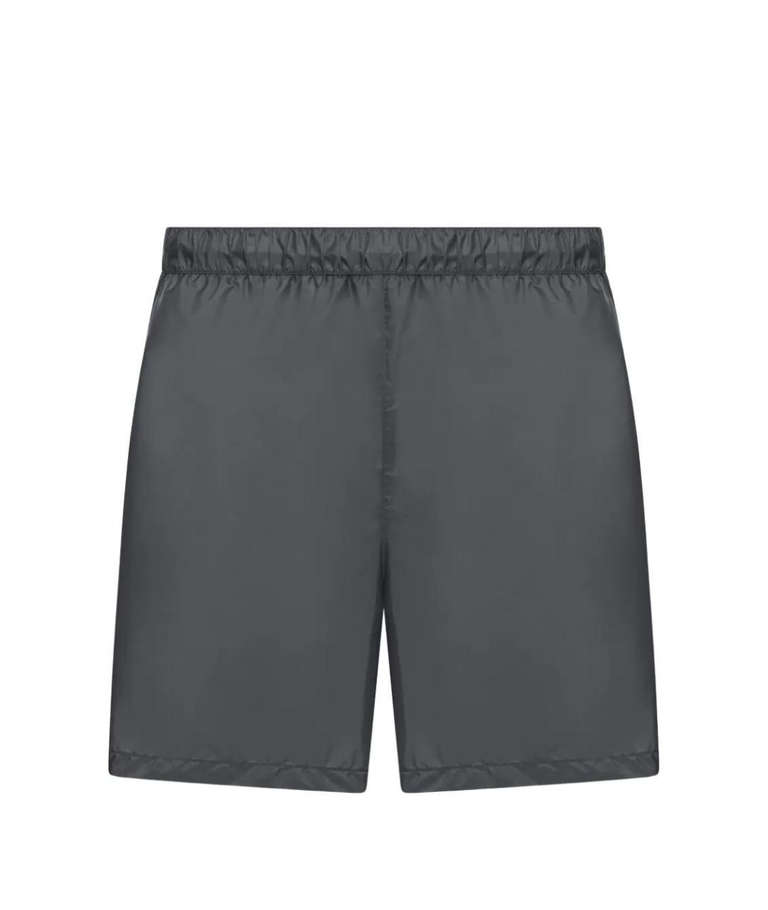 PRADA Серые полиамидовые шорты, фото 3