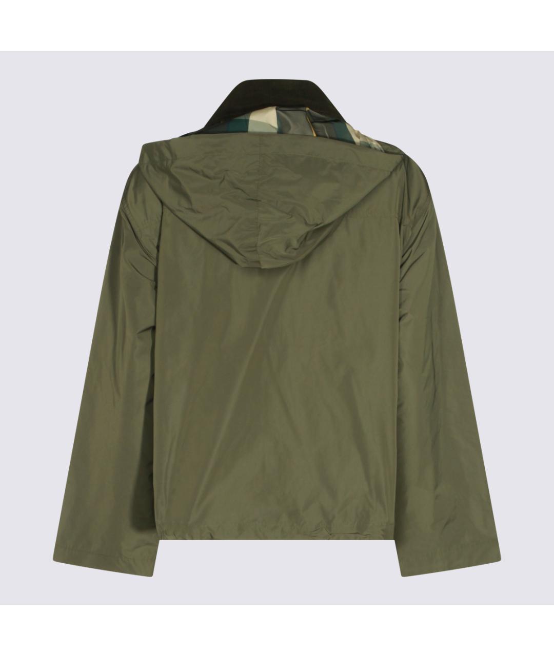 BARBOUR Зеленая полиэстеровая куртка, фото 2