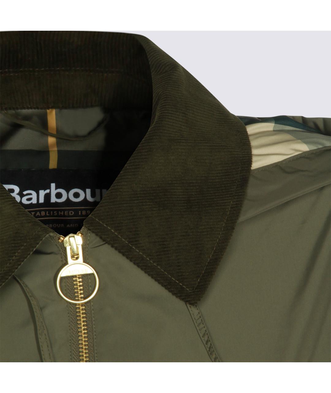 BARBOUR Зеленая полиэстеровая куртка, фото 3