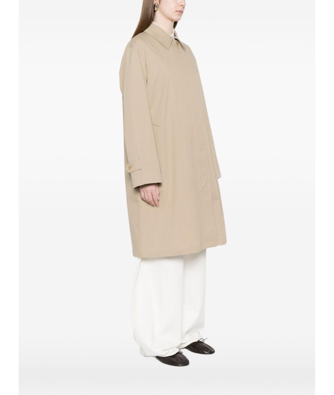 THE ROW Бежевый хлопковый тренч/плащ, фото 4