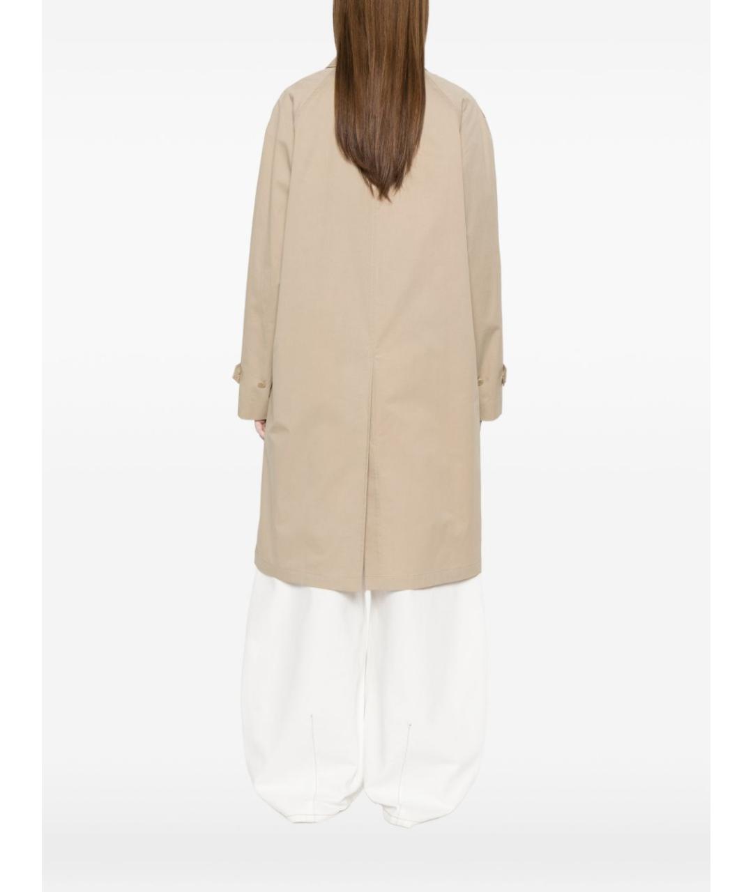 THE ROW Бежевый хлопковый тренч/плащ, фото 5