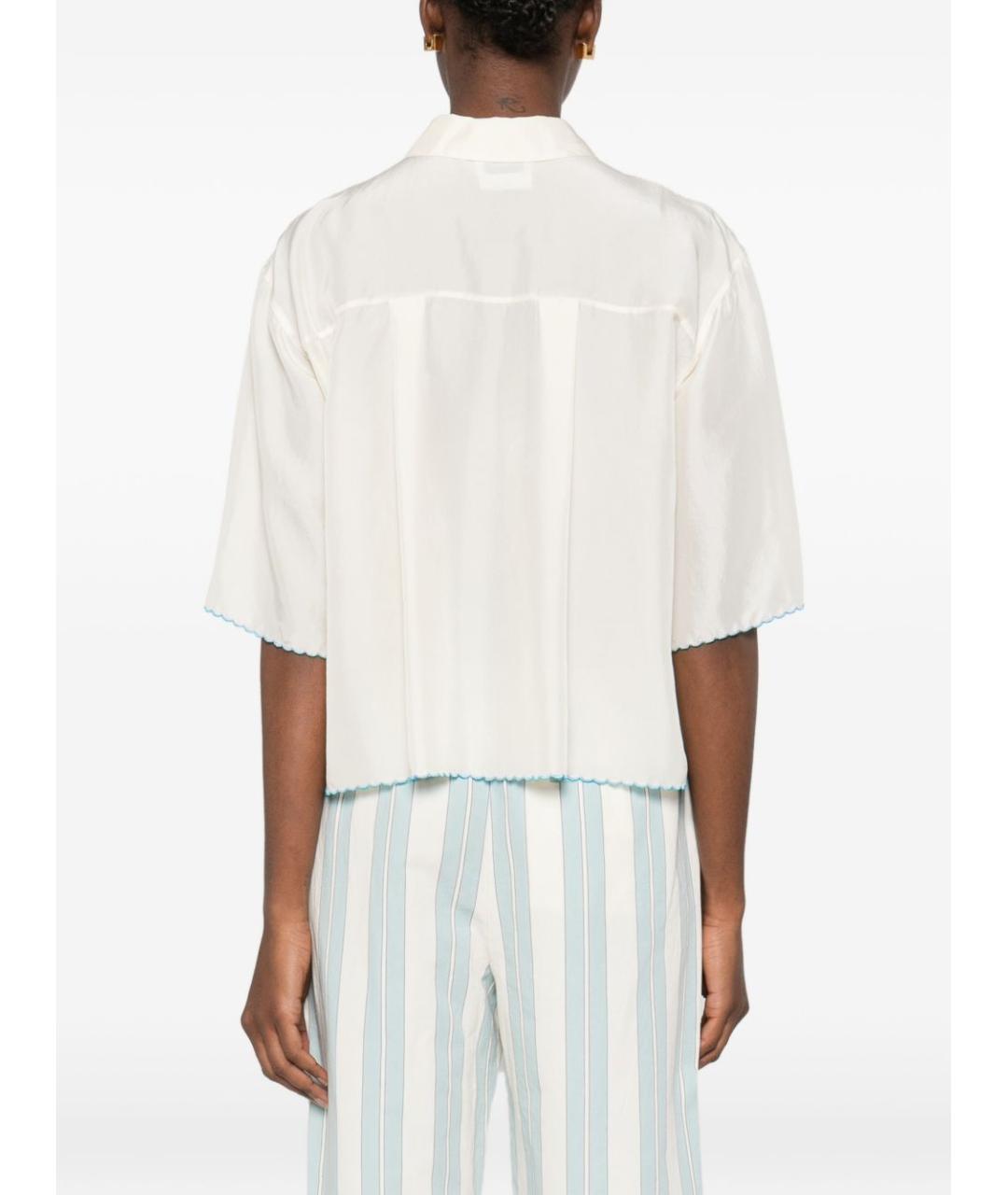 FORTE FORTE Бежевая хлопковая рубашка, фото 3