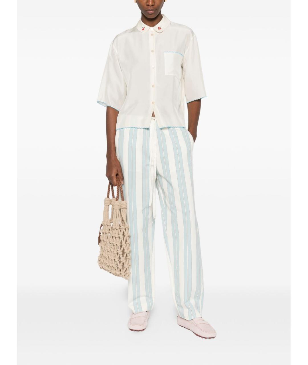 FORTE FORTE Бежевая хлопковая рубашка, фото 2