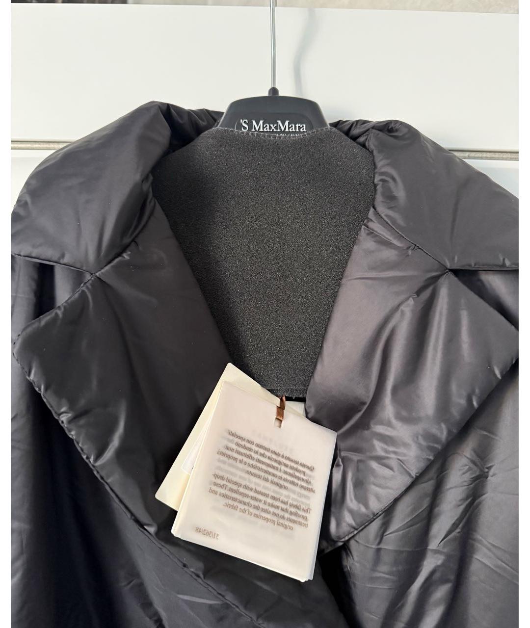 MAX MARA Черное пальто, фото 7