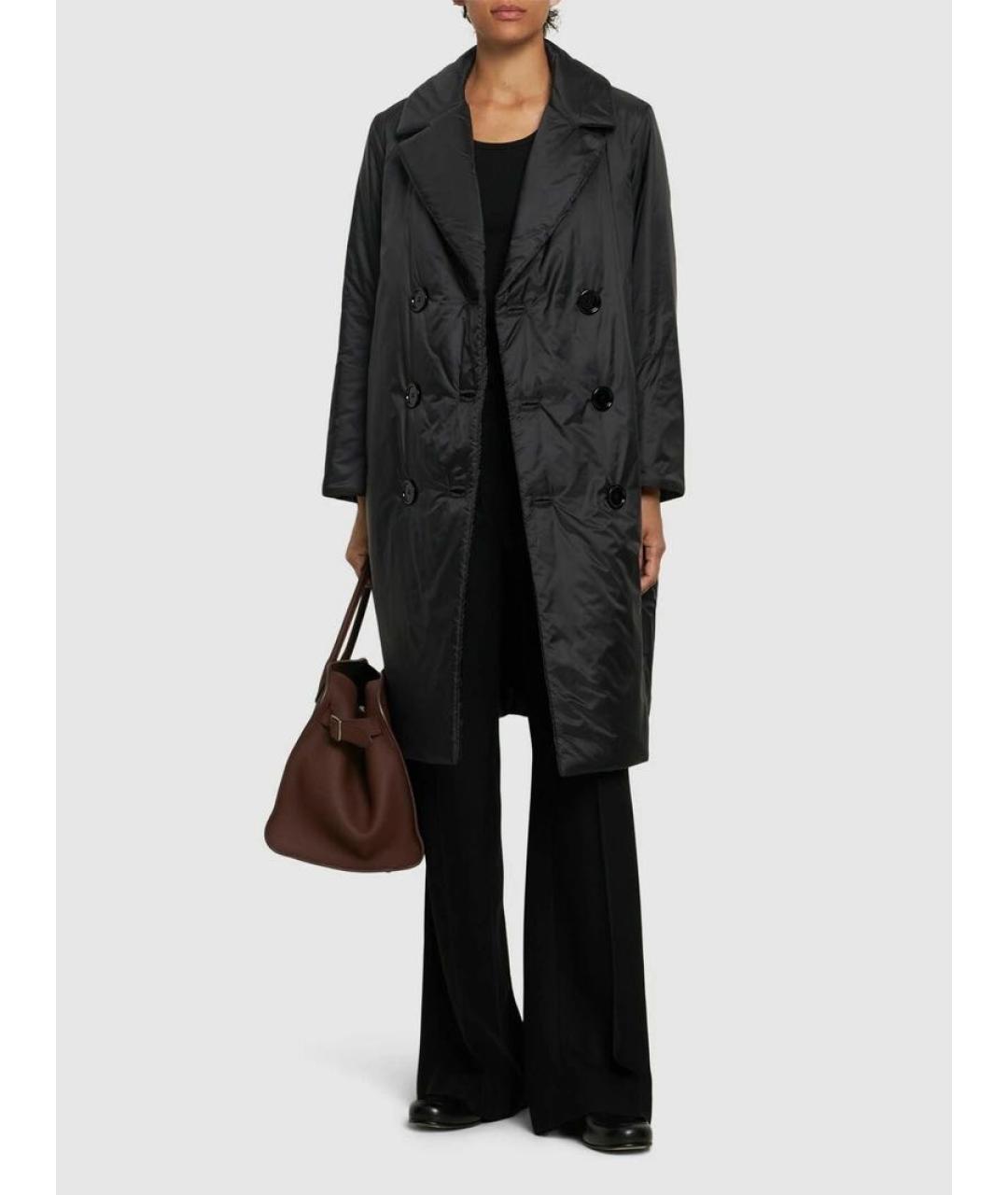 MAX MARA Черное пальто, фото 4