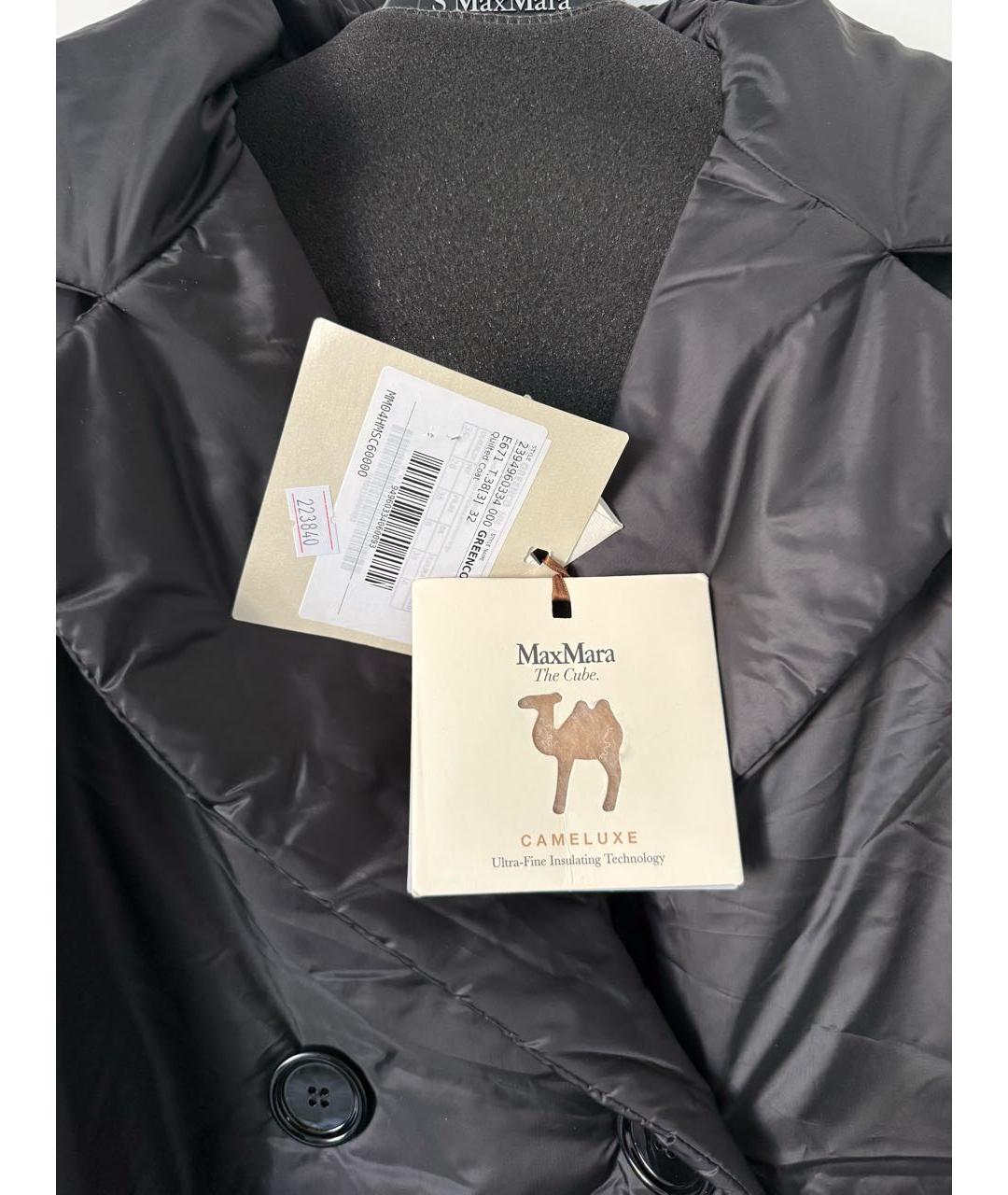 MAX MARA Черное пальто, фото 8