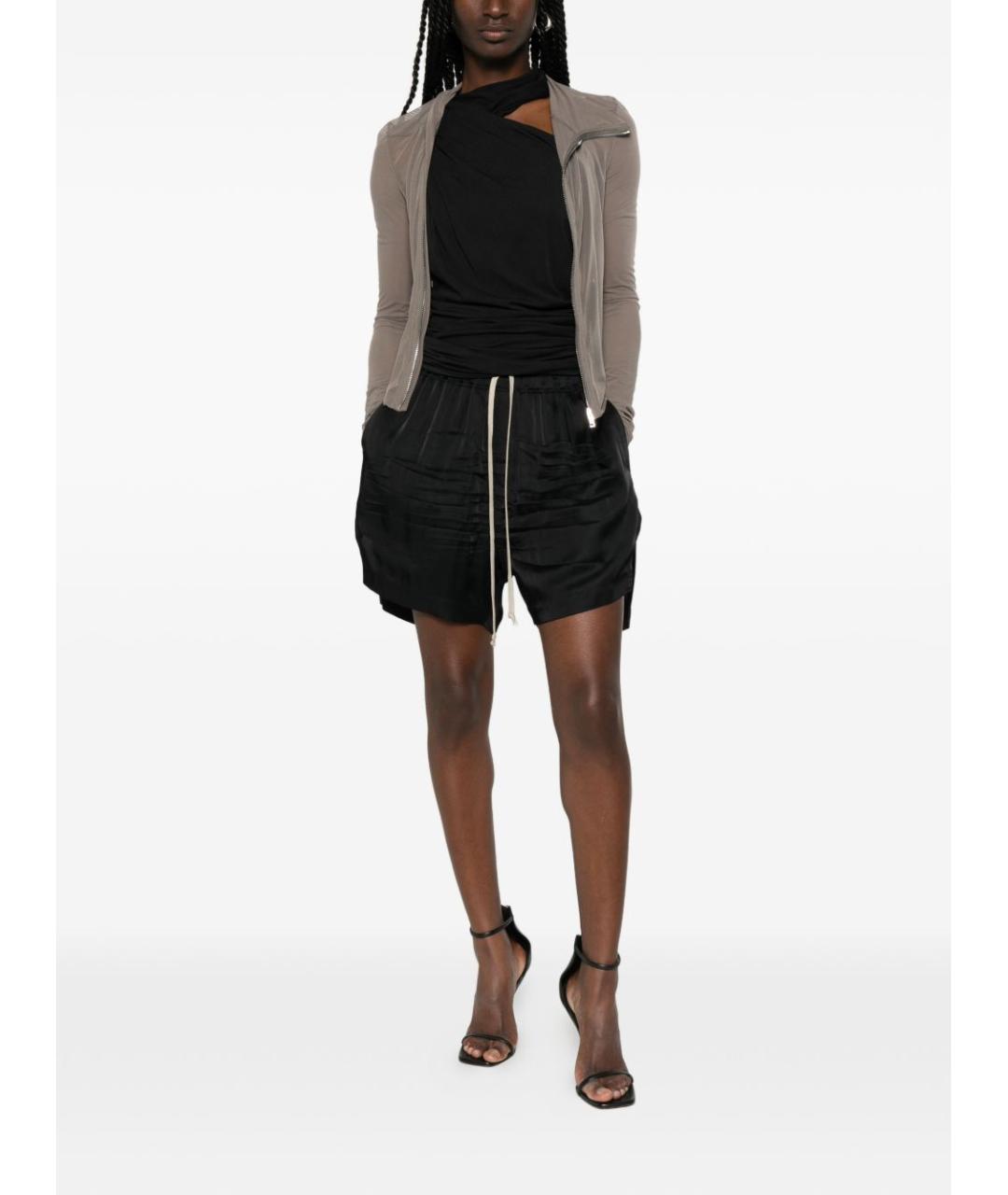 RICK OWENS Черные шорты, фото 5