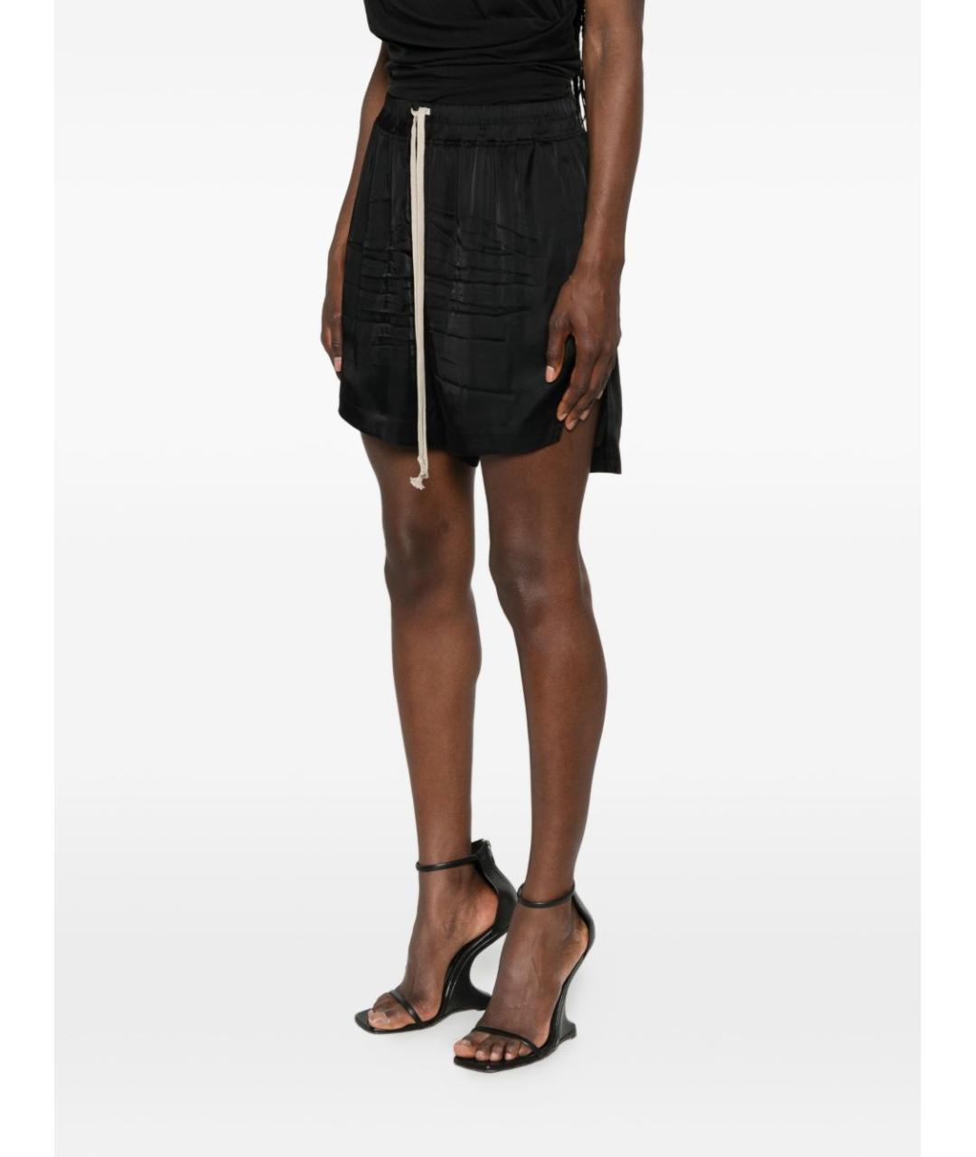 RICK OWENS Черные шорты, фото 4