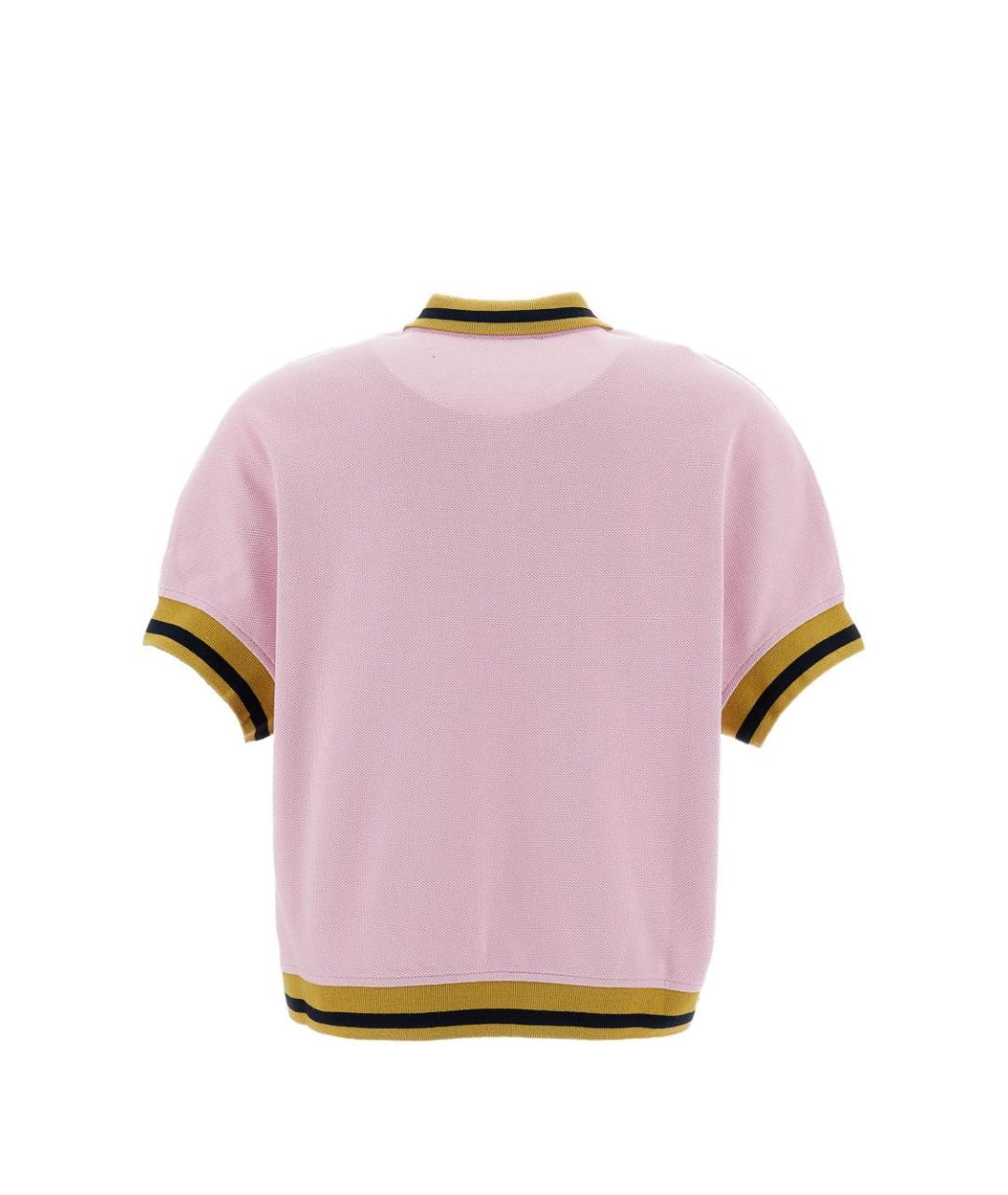 MARNI Розовая хлопковая футболка, фото 3