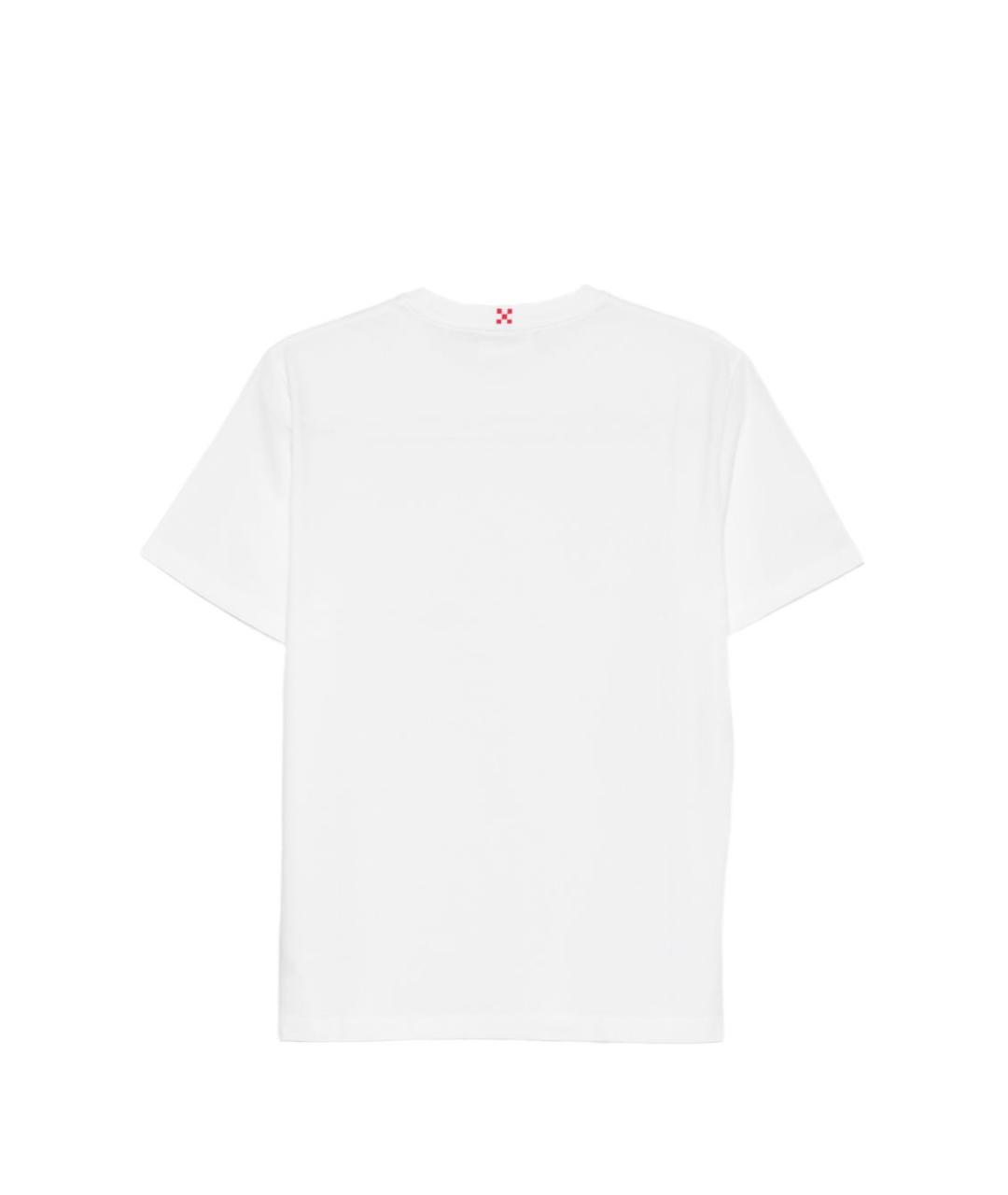 MC2 SAINT BARTH Белая хлопковая футболка, фото 2