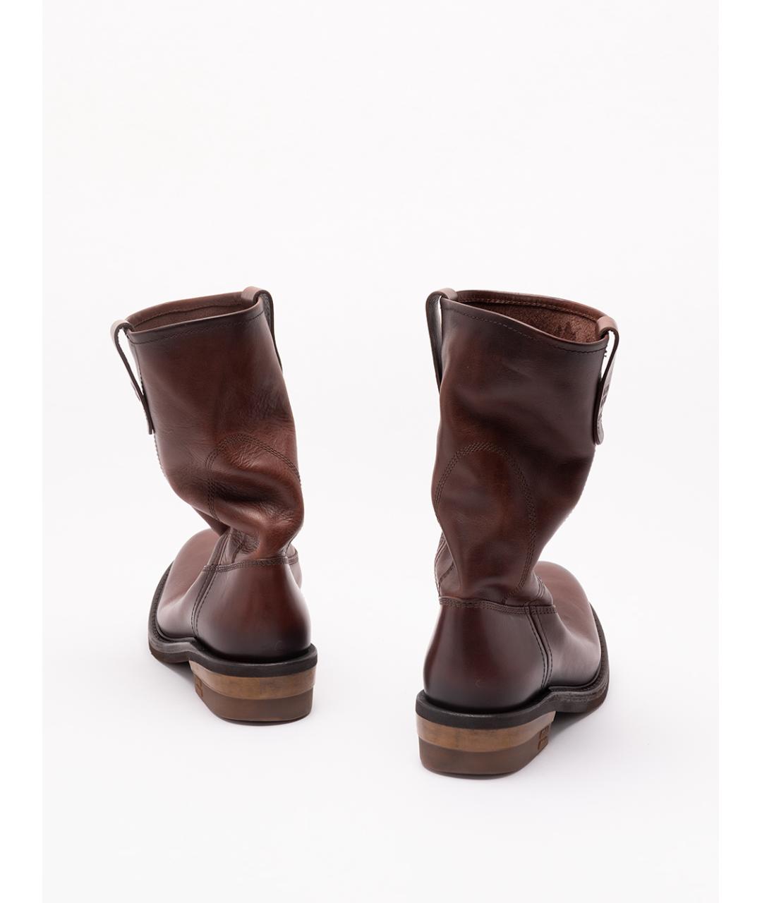 MIU MIU Коричневые кожаные ботинки, фото 3