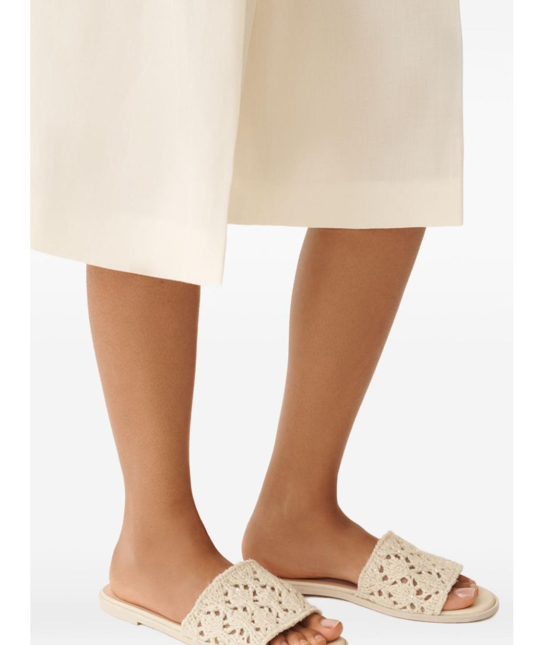 FABIANA FILIPPI Белые шлепанцы, фото 3