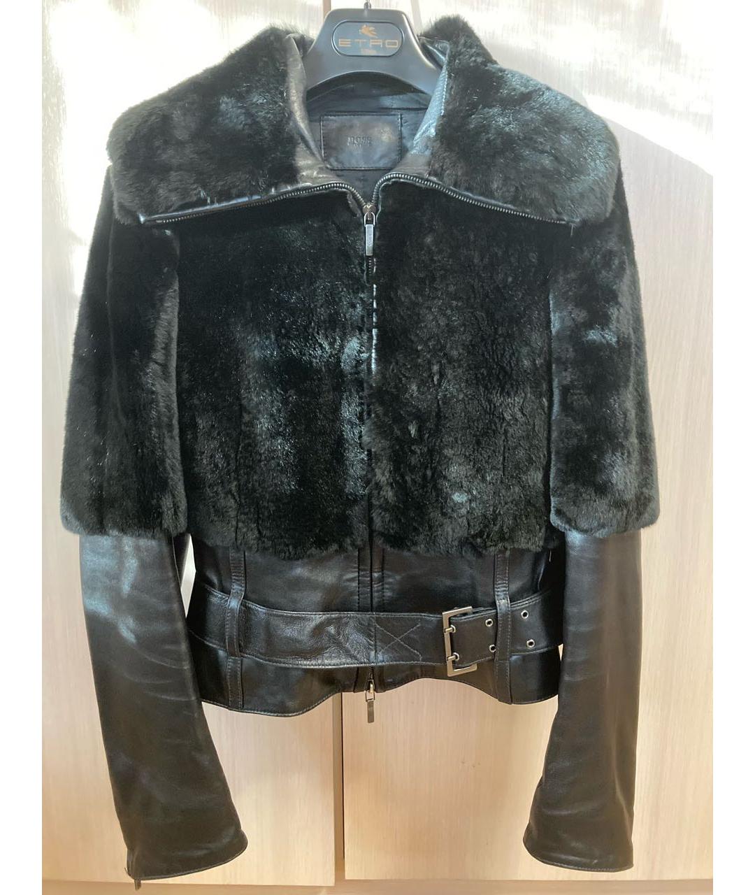 HUGO BOSS Черная кожаная куртка, фото 9