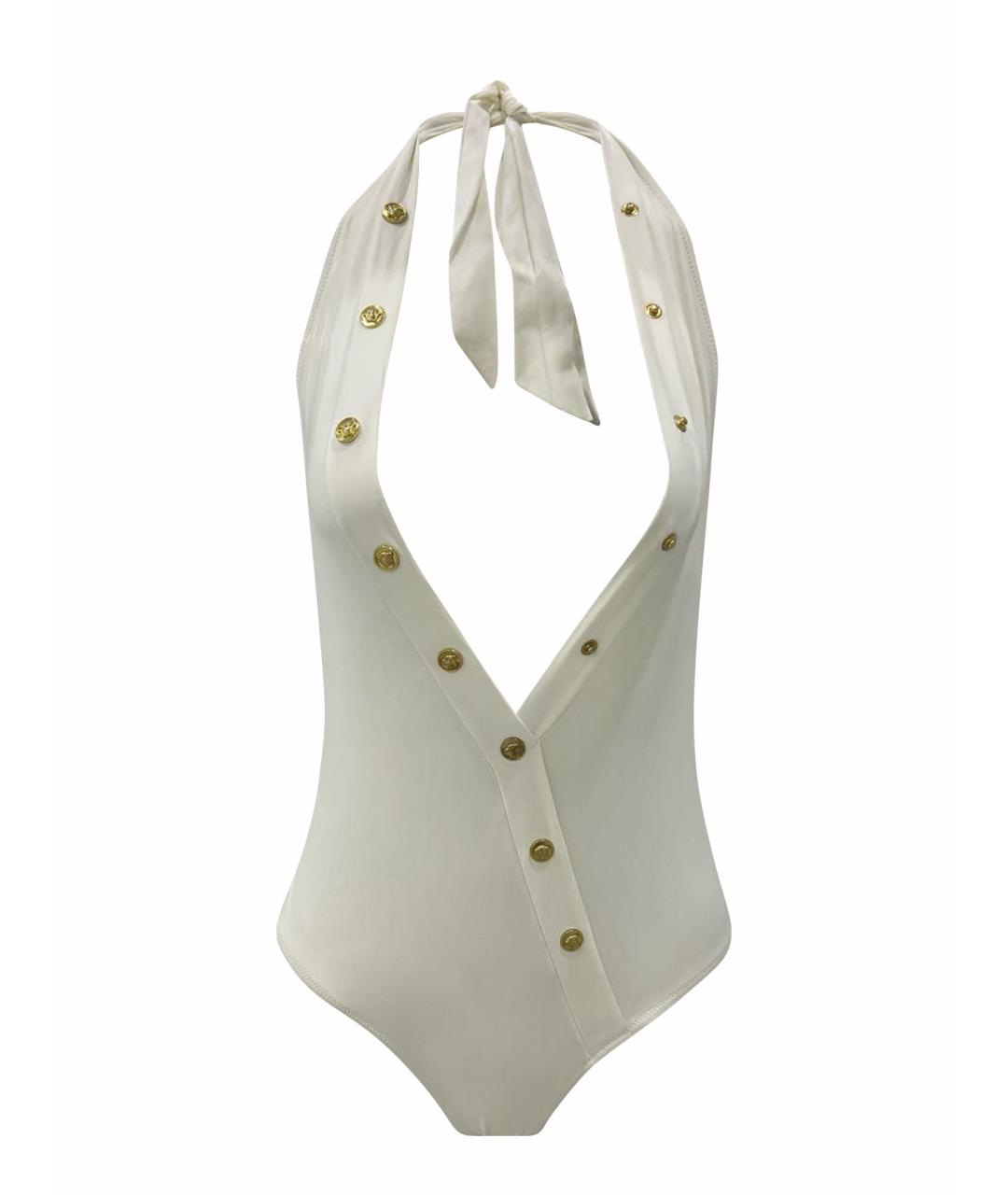 VERSACE Белый полиэстеровый купальник, фото 1