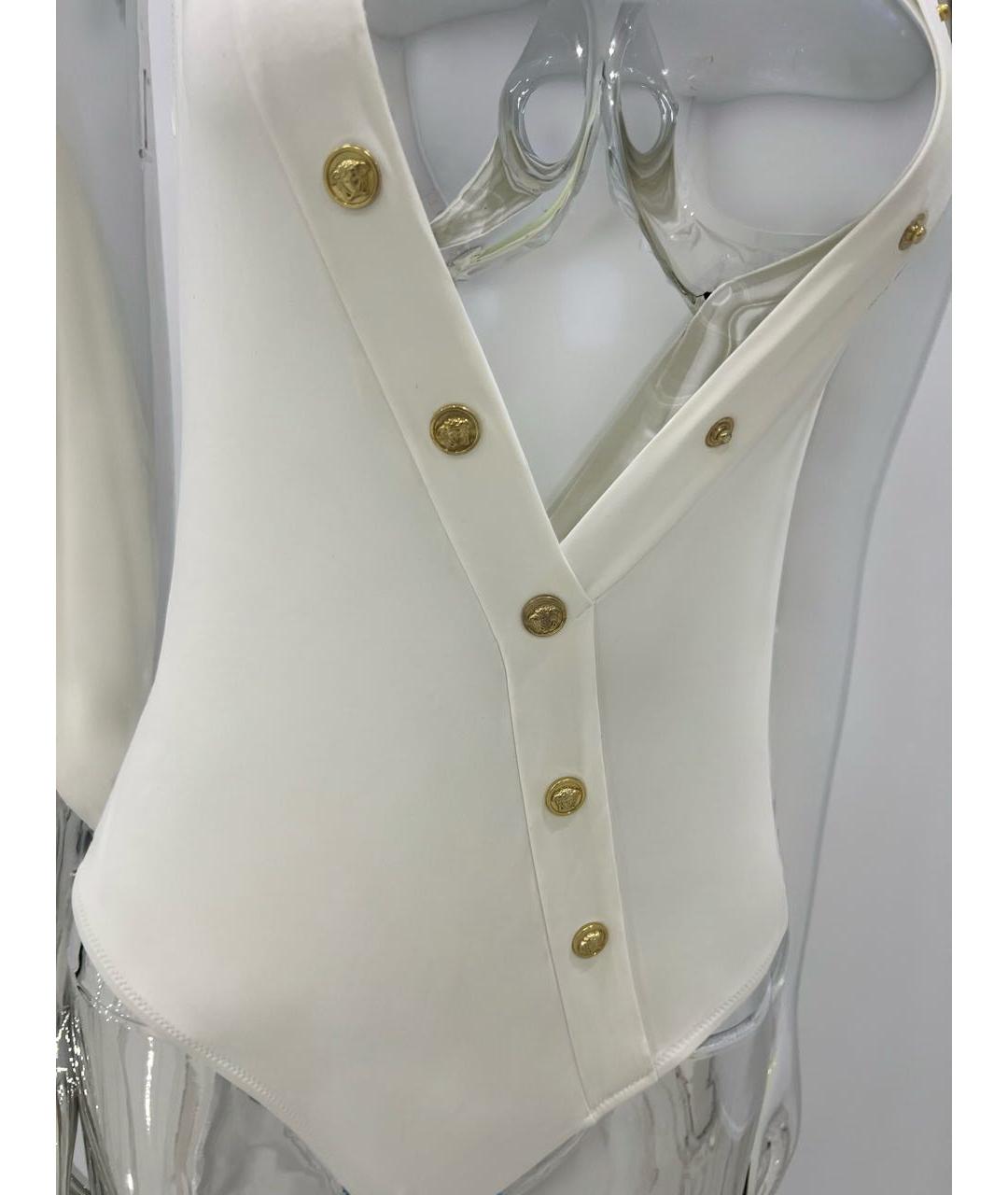 VERSACE Белый полиэстеровый купальник, фото 6