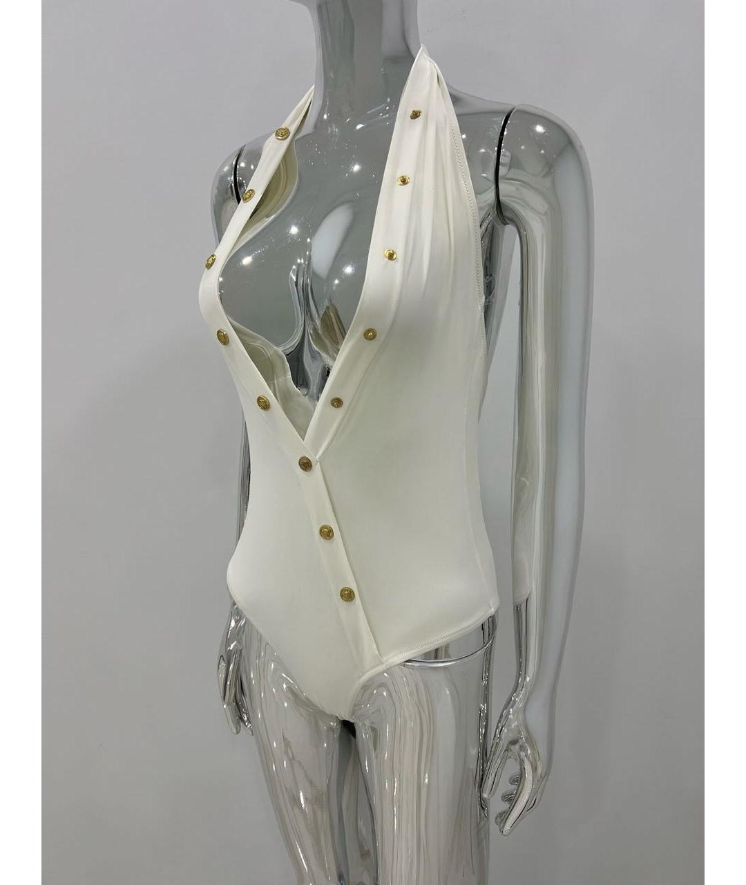 VERSACE Белый полиэстеровый купальник, фото 3