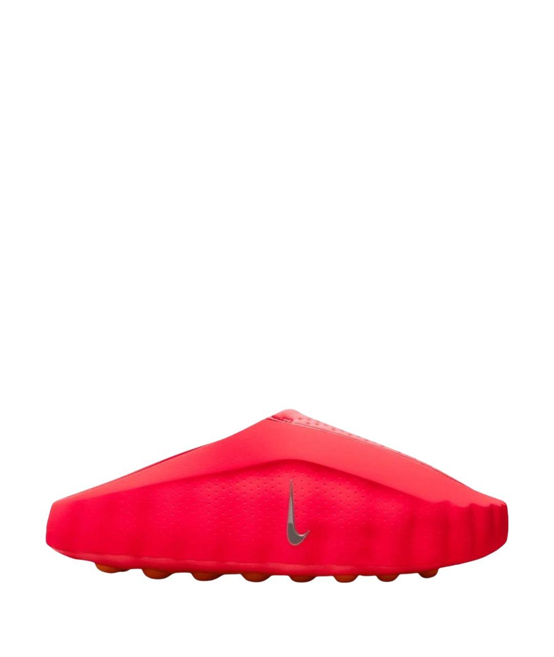 NIKE Красные резиновые шлепанцы, фото 1