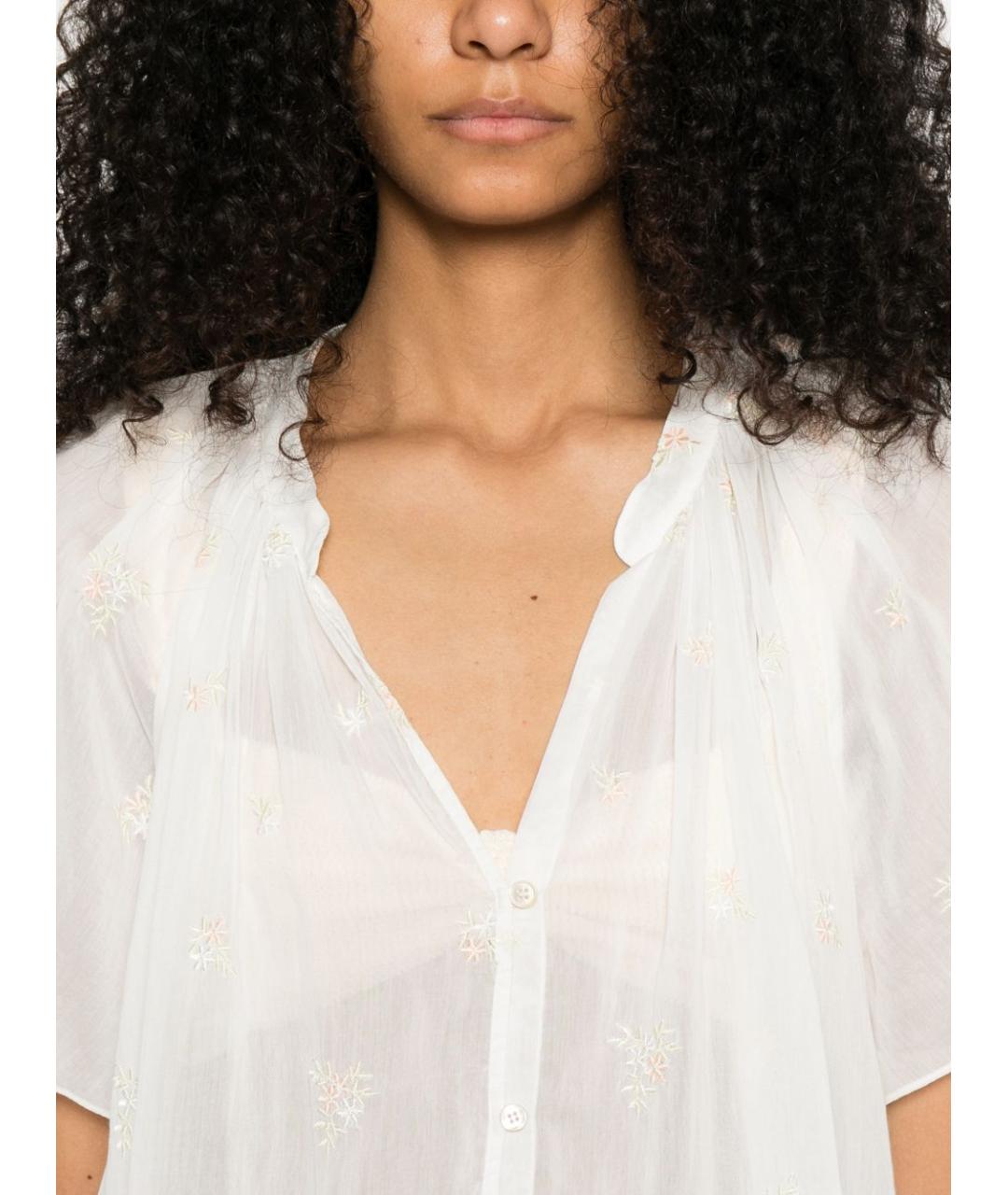 FORTE FORTE Бежевая хлопковая рубашка, фото 2