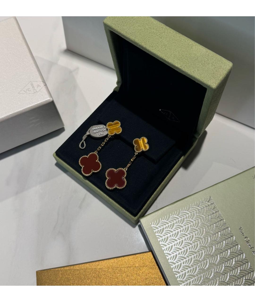 VAN CLEEF & ARPELS Золотые серьги из желтого золота, фото 4