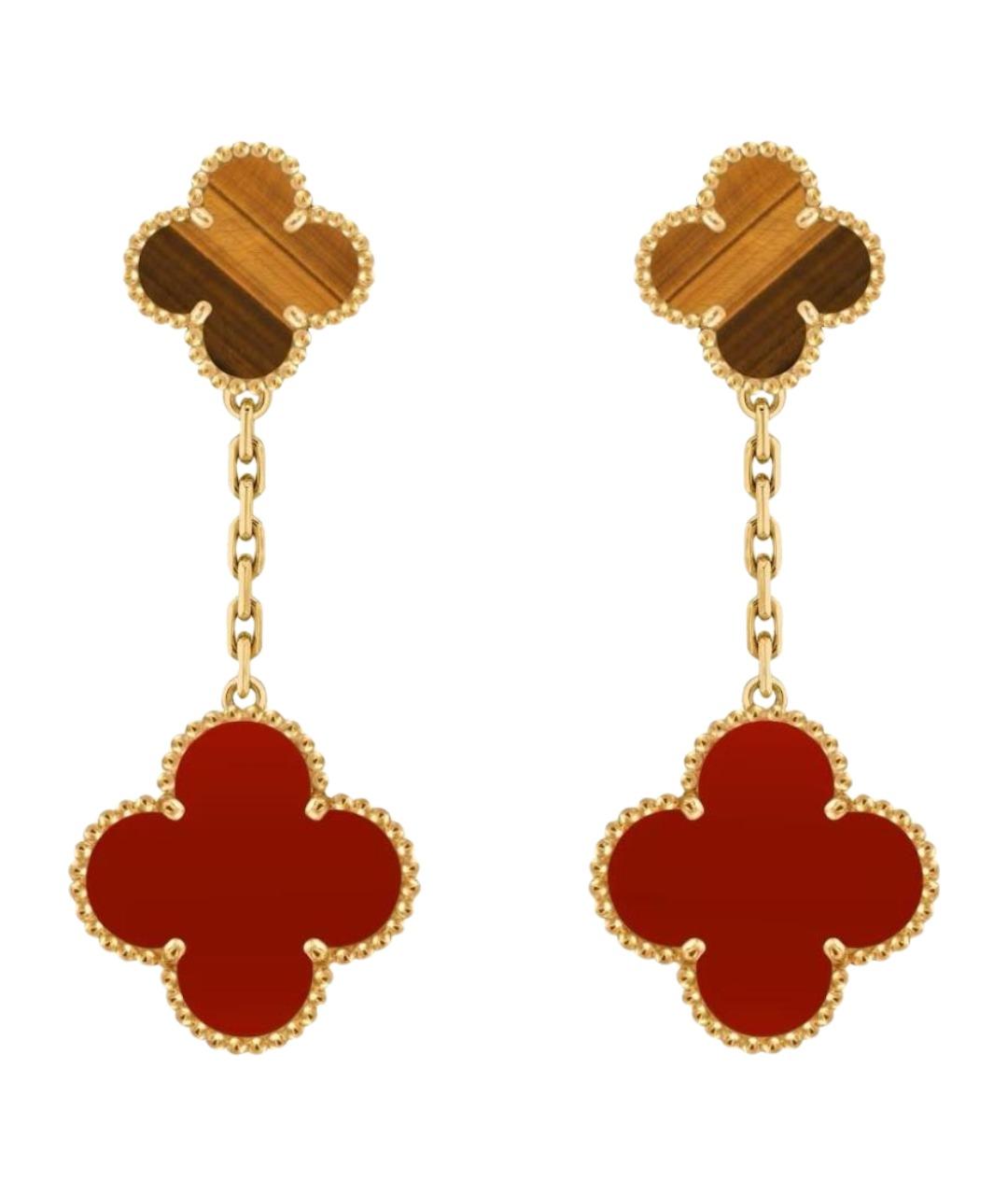 VAN CLEEF & ARPELS Золотые серьги из желтого золота, фото 1