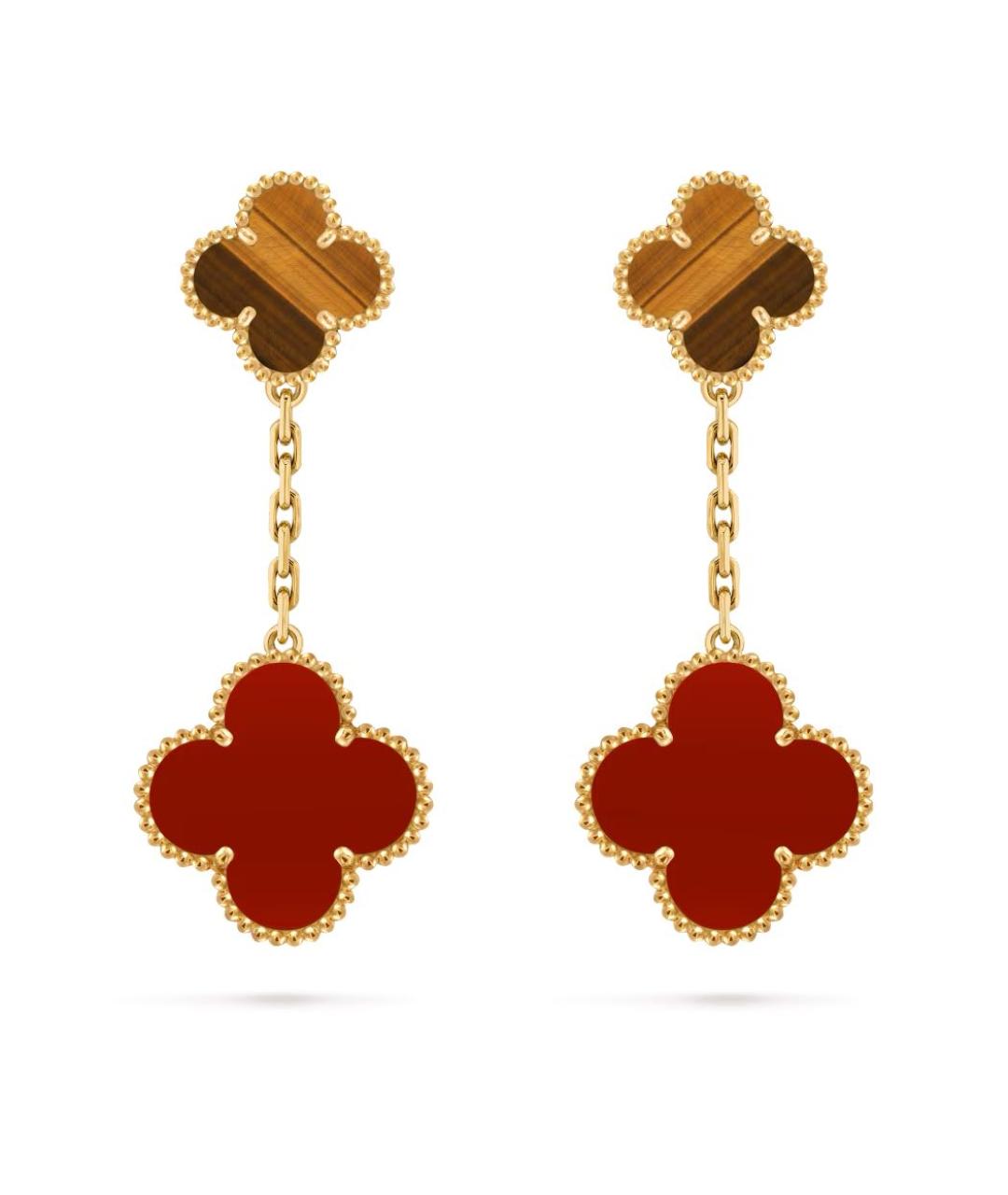 VAN CLEEF & ARPELS Золотые серьги из желтого золота, фото 5