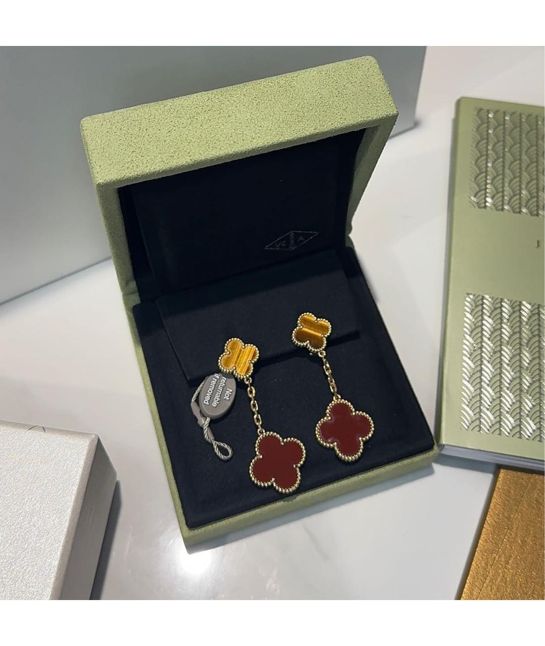 VAN CLEEF & ARPELS Золотые серьги из желтого золота, фото 3