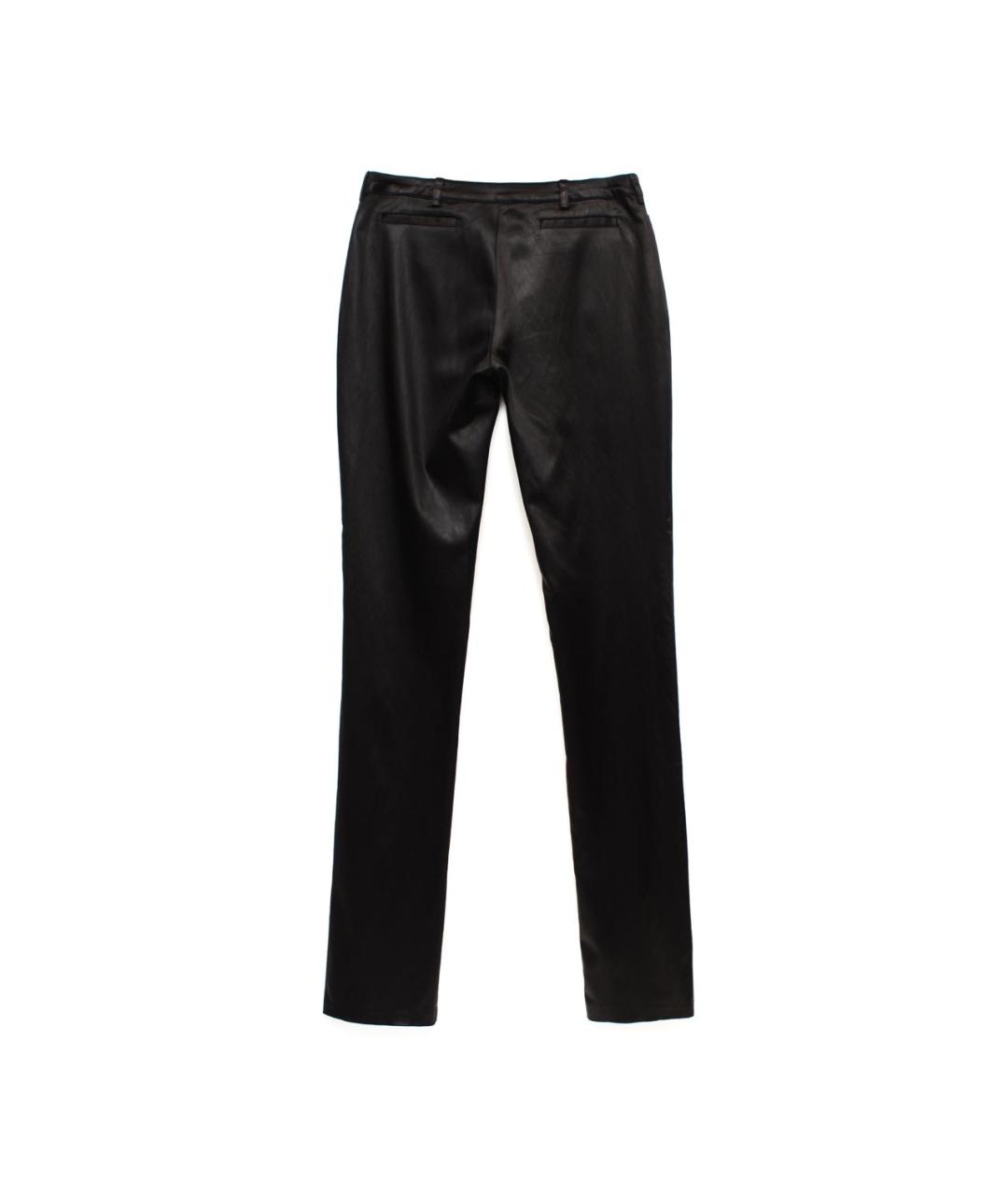 VERSUS VERSACE Черные ацетатные брюки узкие, фото 2