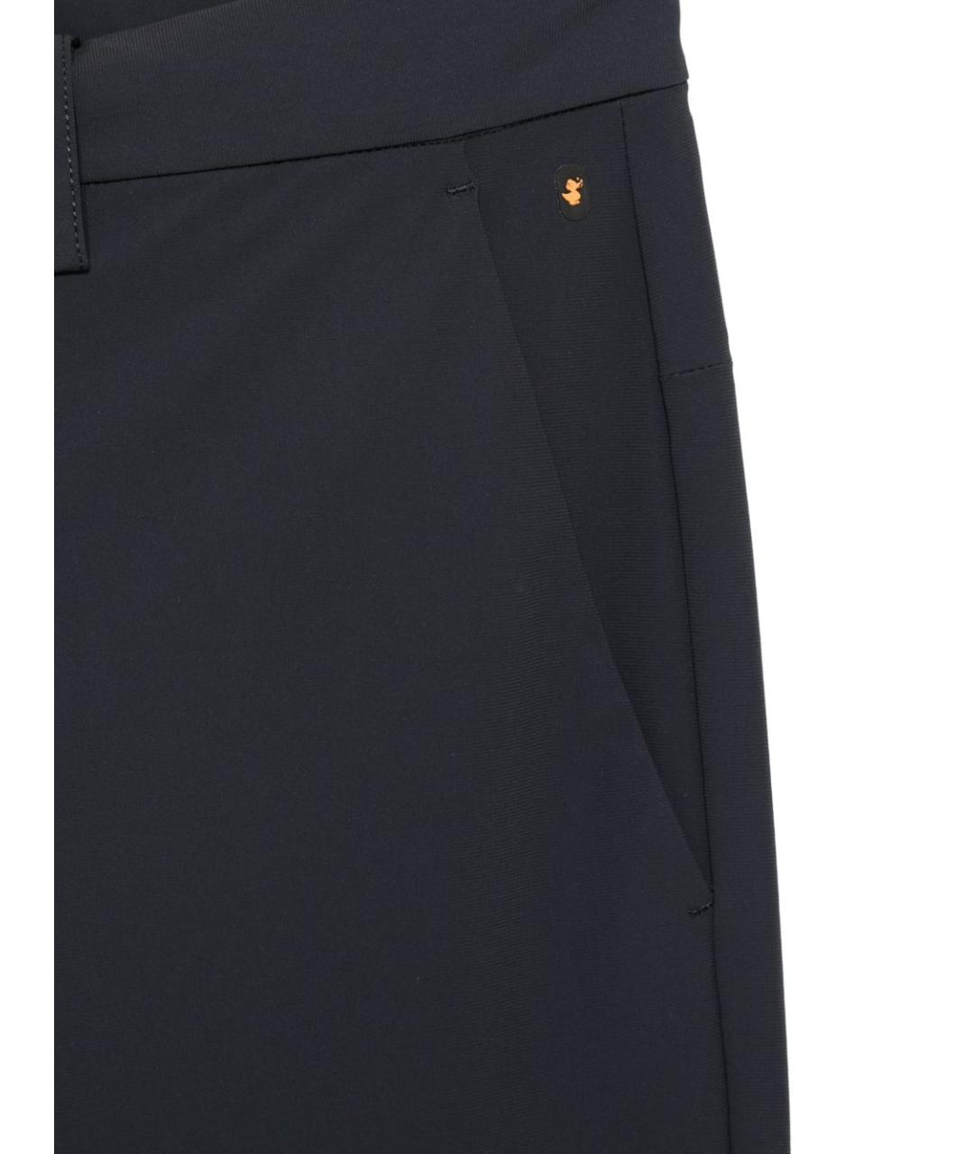SAVE THE DUCK Темно-синие полиамидовые повседневные брюки, фото 3