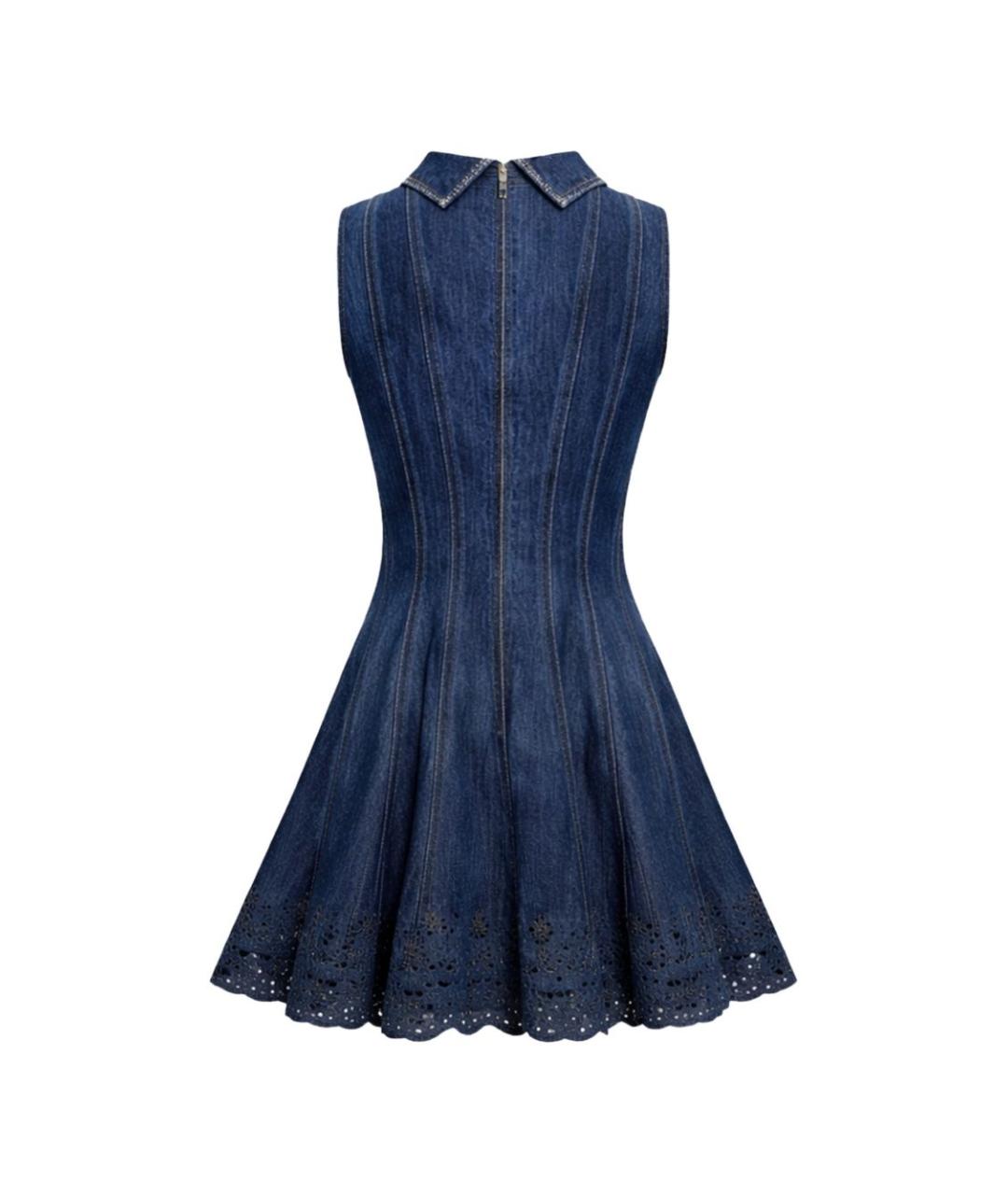SELF-PORTRAIT Синее повседневное платье, фото 2