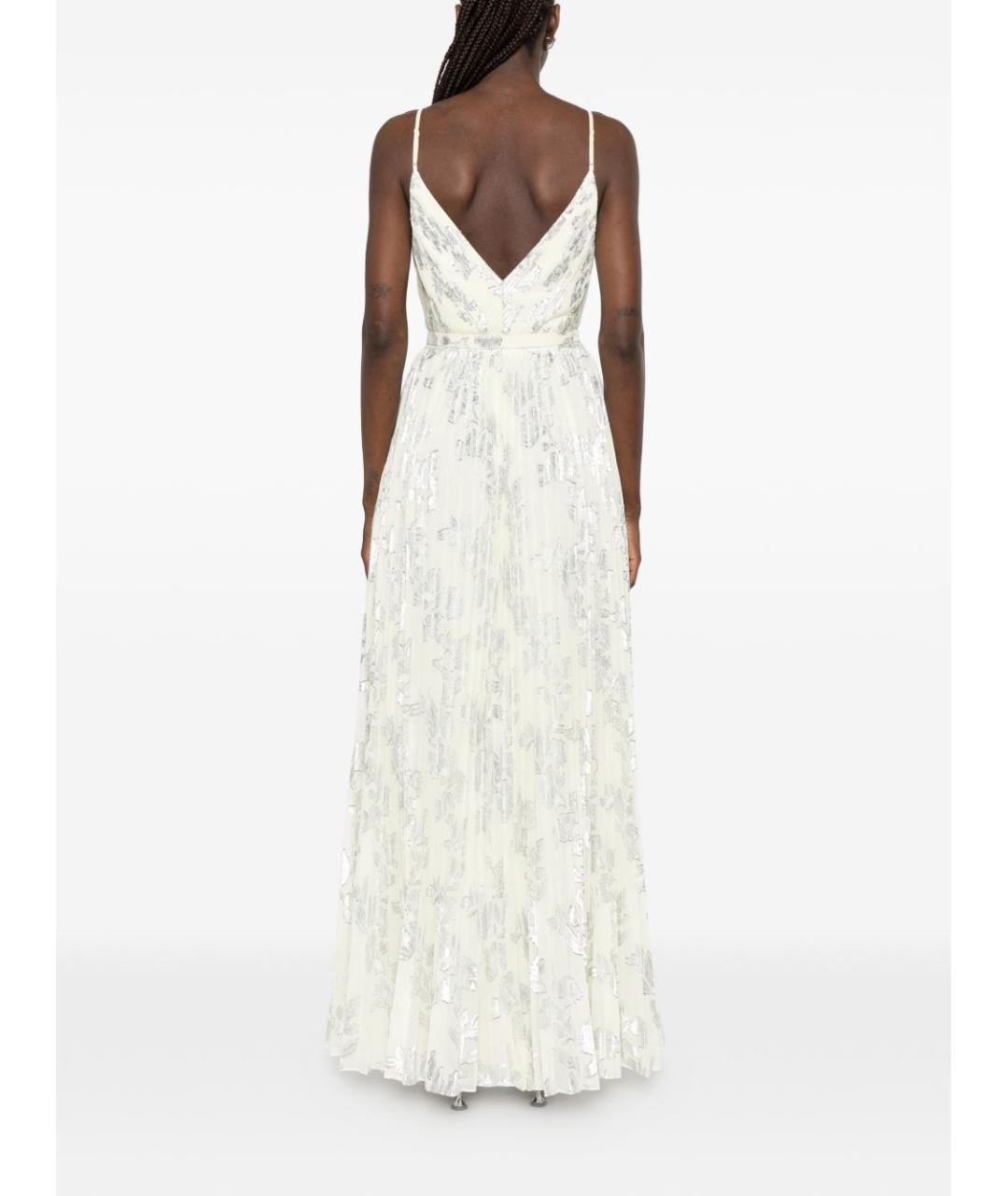 SELF-PORTRAIT Желтое полиэстеровое вечернее платье, фото 2