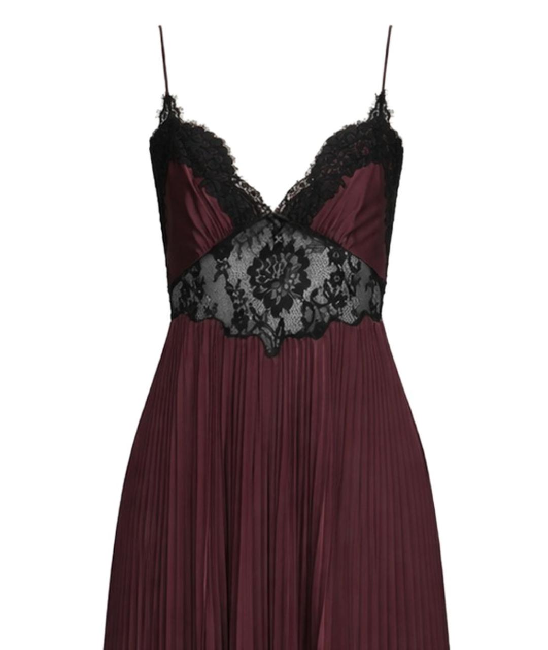 SELF-PORTRAIT Коричневое полиэстеровое коктейльное платье, фото 2