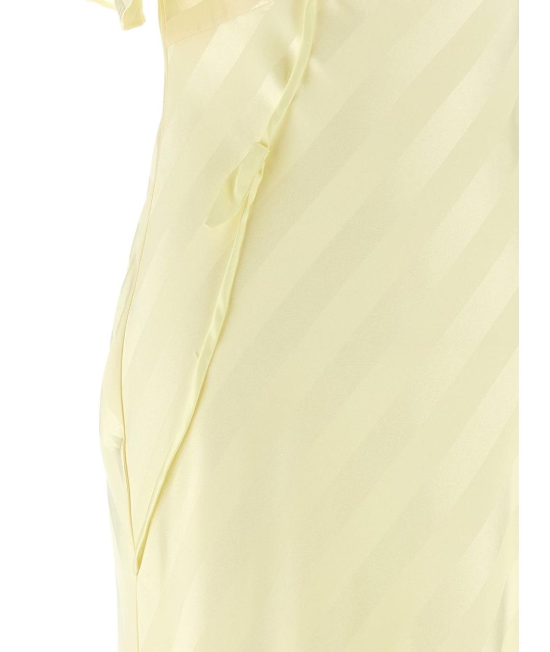 SELF-PORTRAIT Желтое полиэстеровое коктейльное платье, фото 3