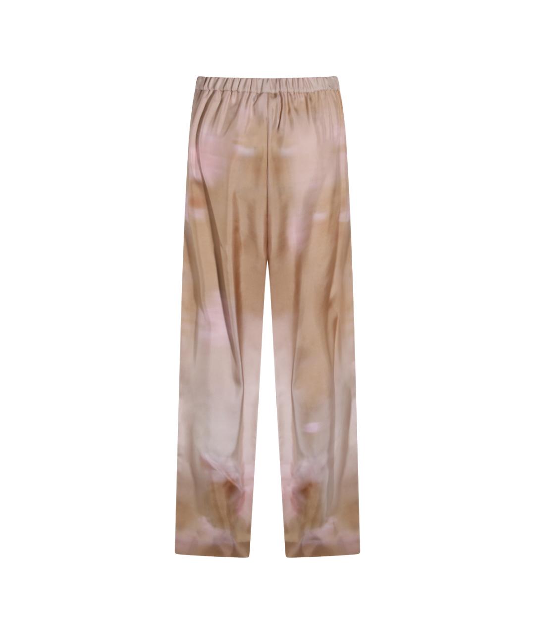 FABIANA FILIPPI Мульти шелковые прямые брюки, фото 2