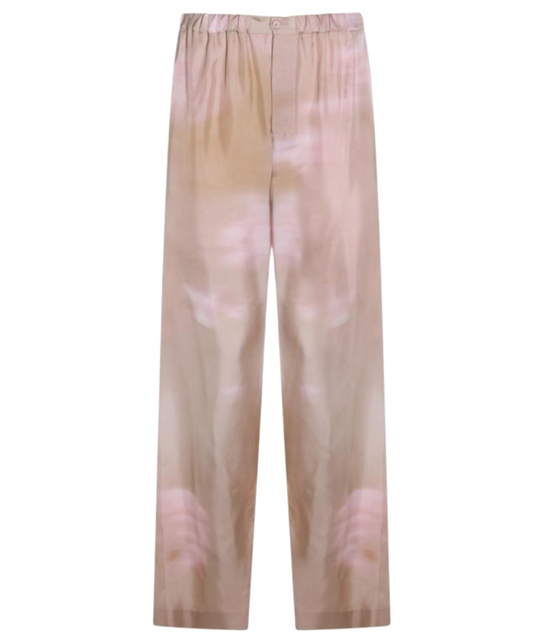 FABIANA FILIPPI Мульти шелковые прямые брюки, фото 1