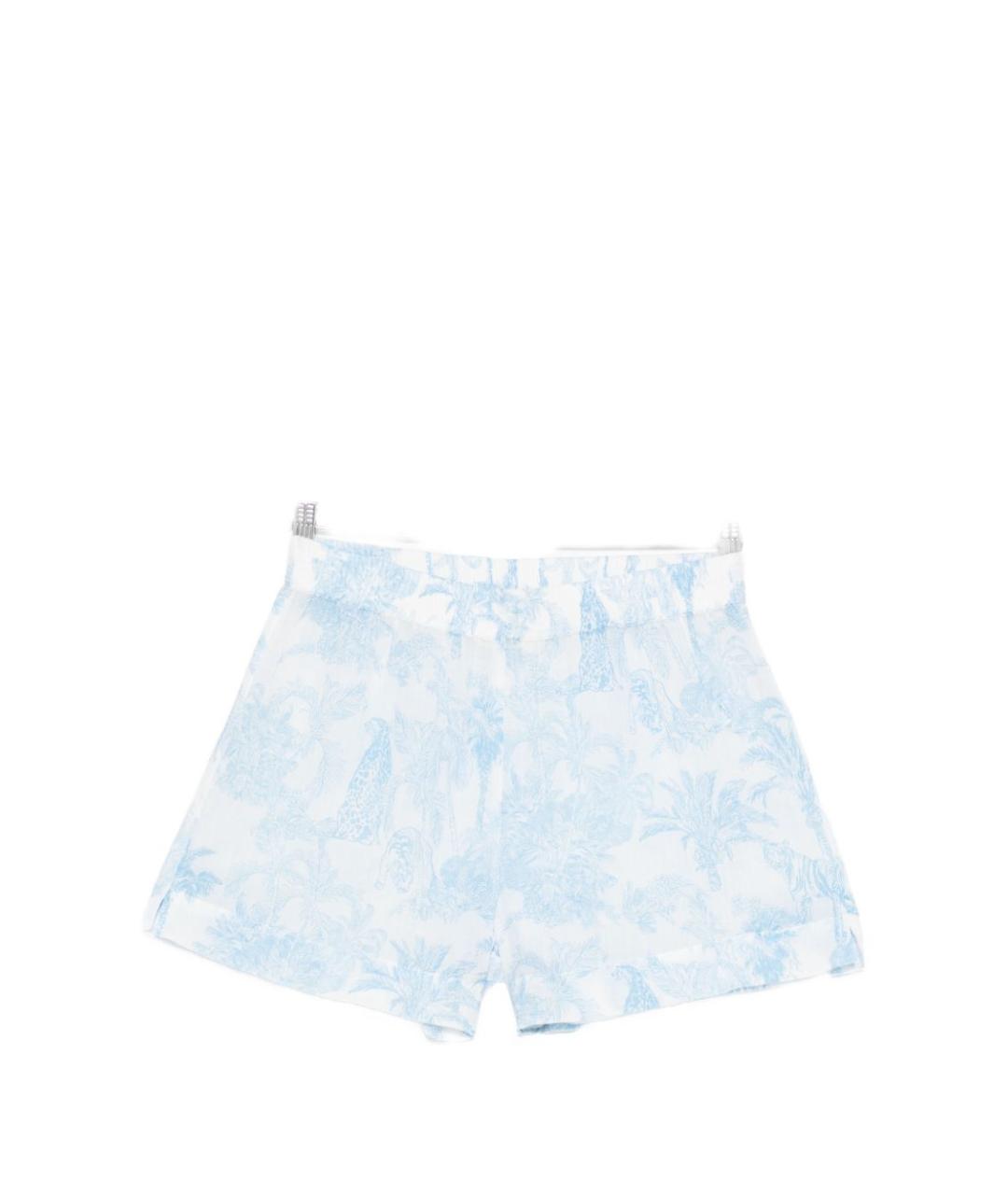 MC2 SAINT BARTH Голубые хлопковые шорты, фото 1