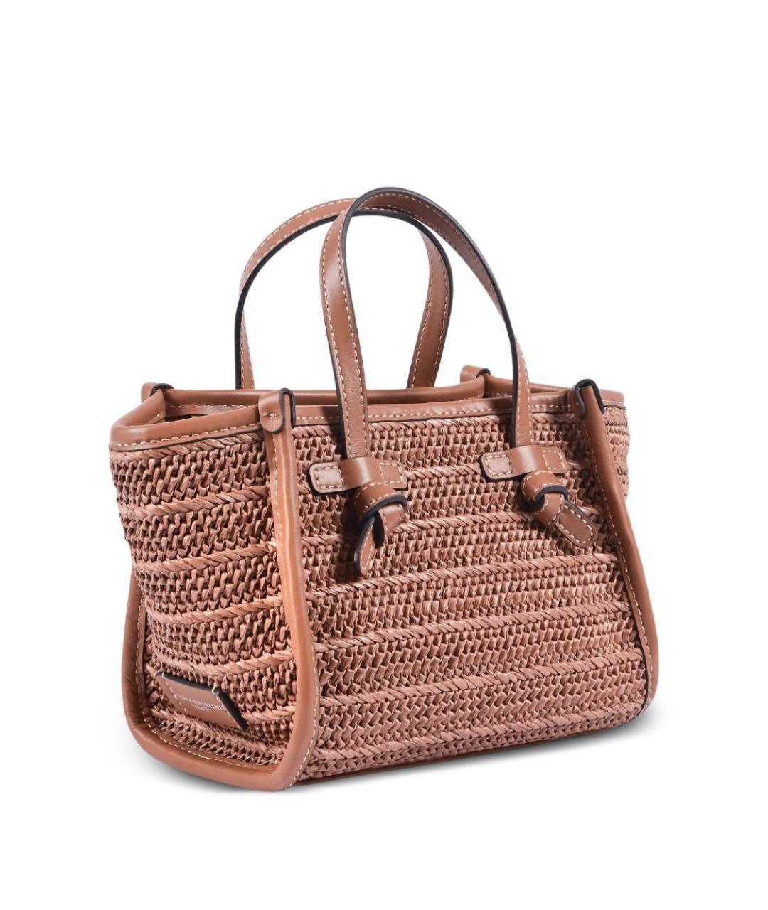 Gianni Chiarini Коричневая пелетеная сумка через плечо, фото 2