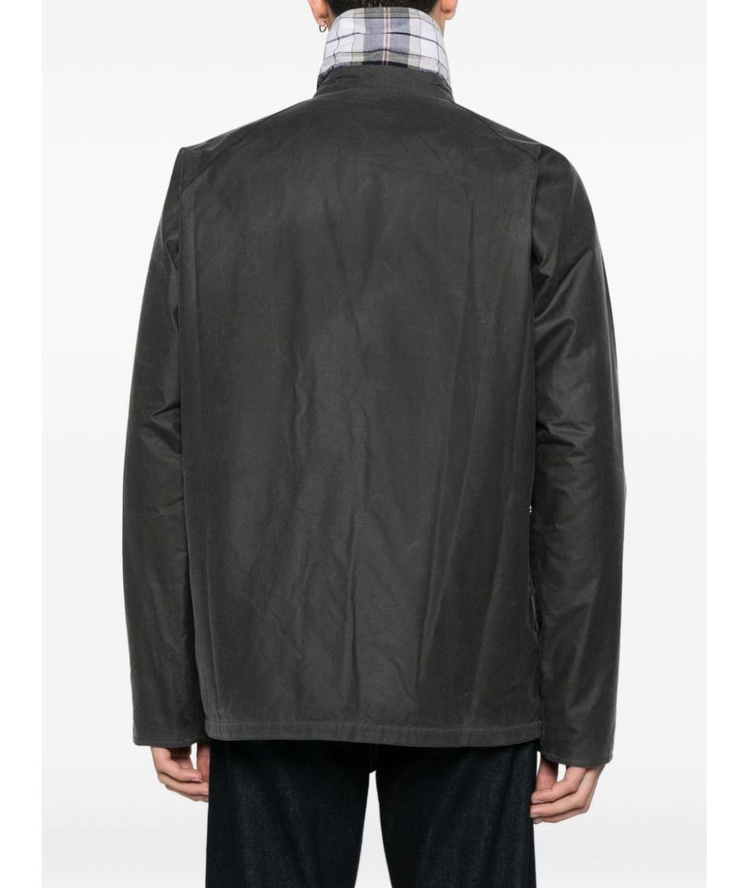 BARBOUR Серая хлопковая куртка, фото 2