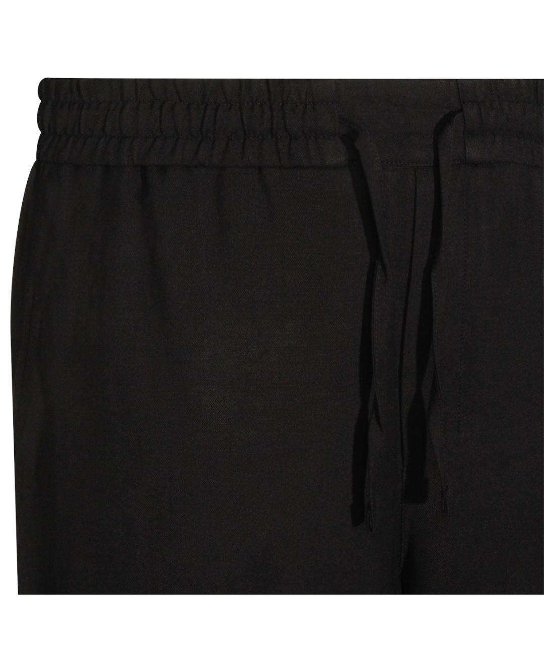 Ami Paris Черные вискозные повседневные брюки, фото 4