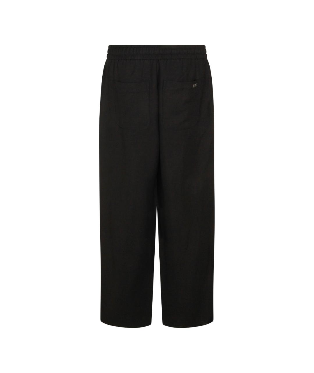 Ami Paris Черные вискозные повседневные брюки, фото 2