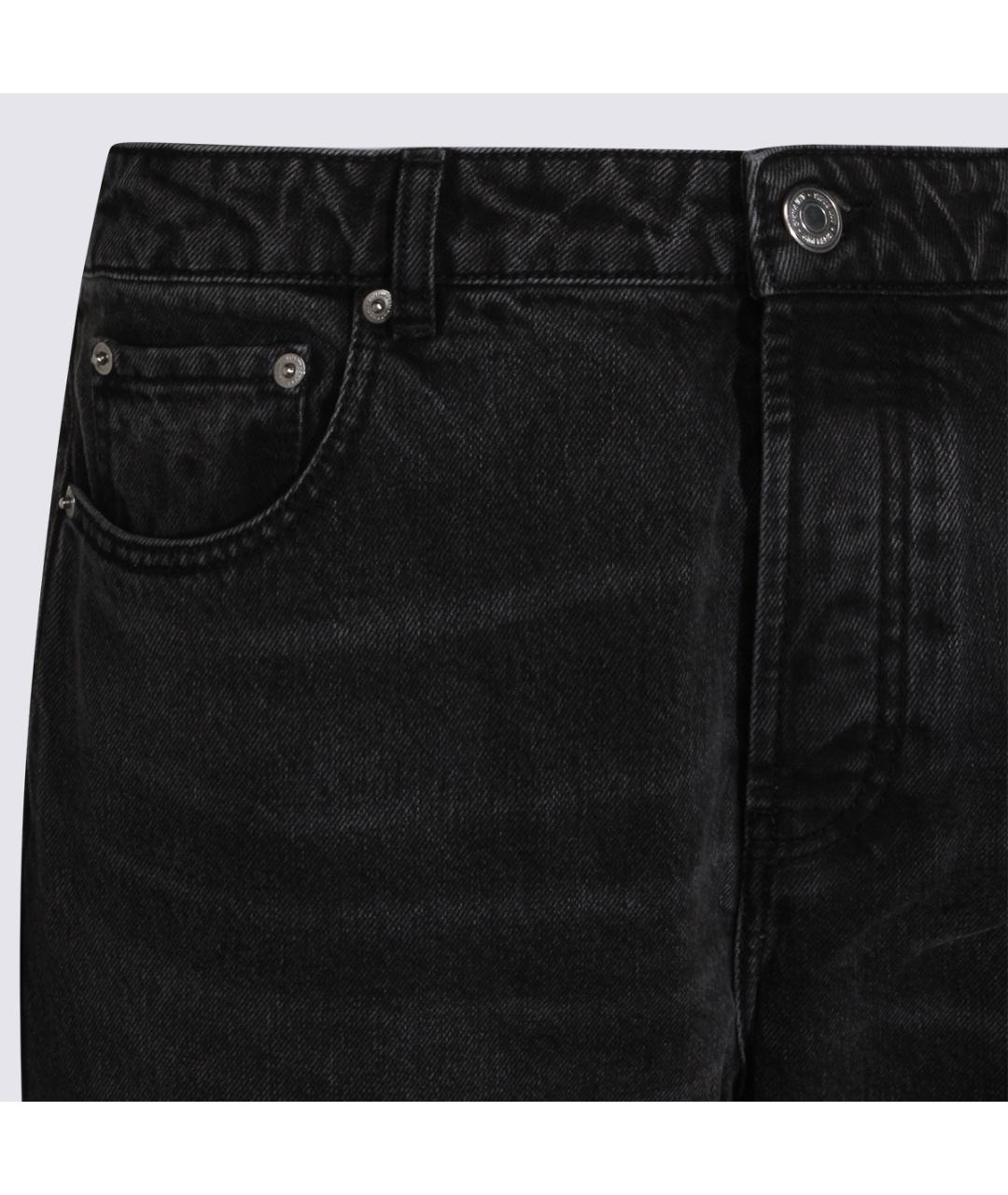 Ami Paris Черные прямые джинсы, фото 5