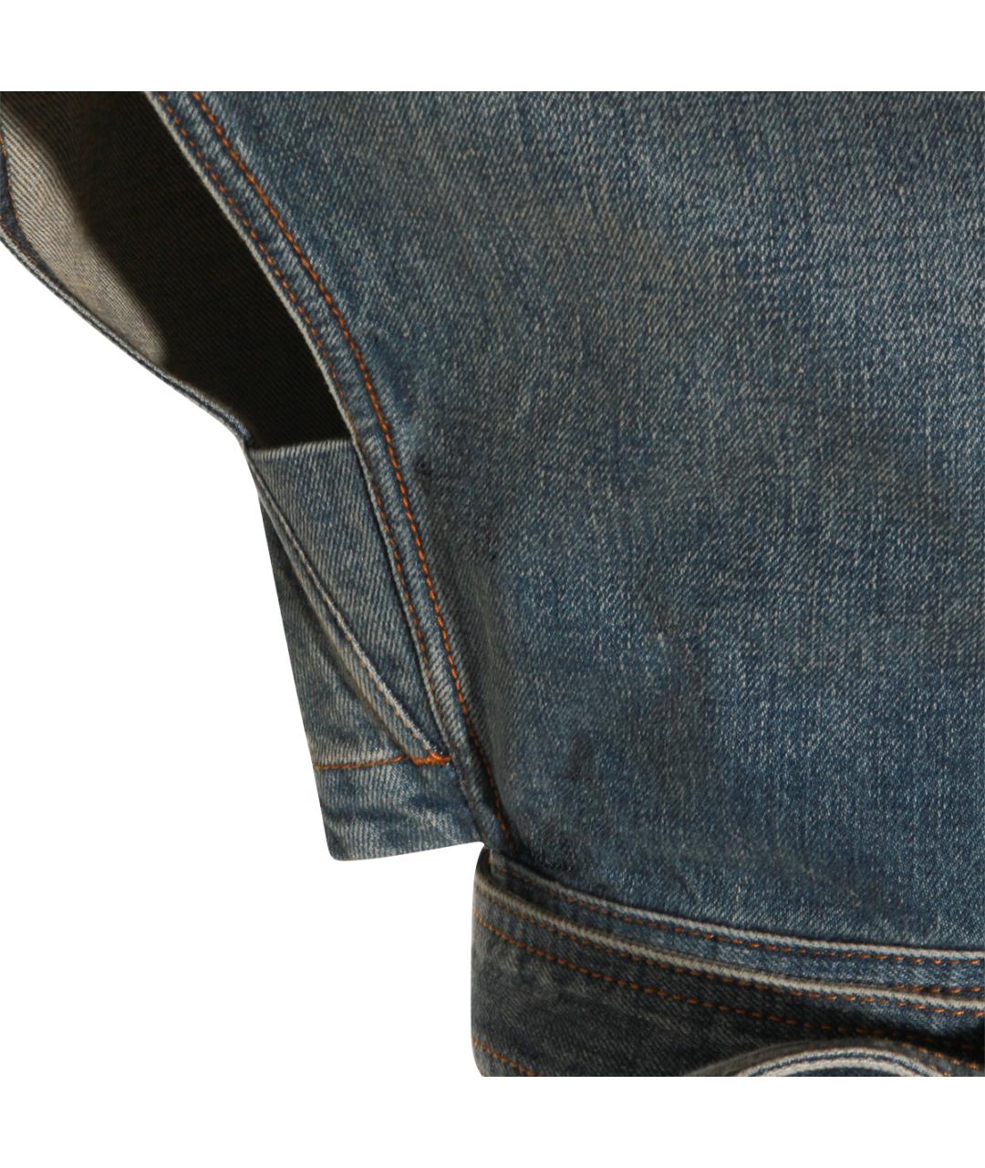 ALAIA Синяя хлопковая футболка, фото 3