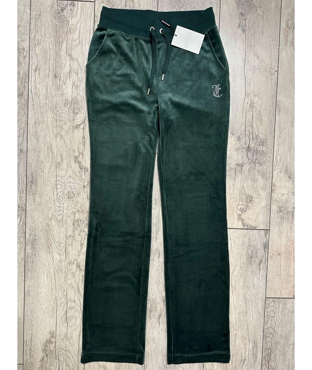 JUICY COUTURE Зеленый велюровый спортивные костюмы, фото 5