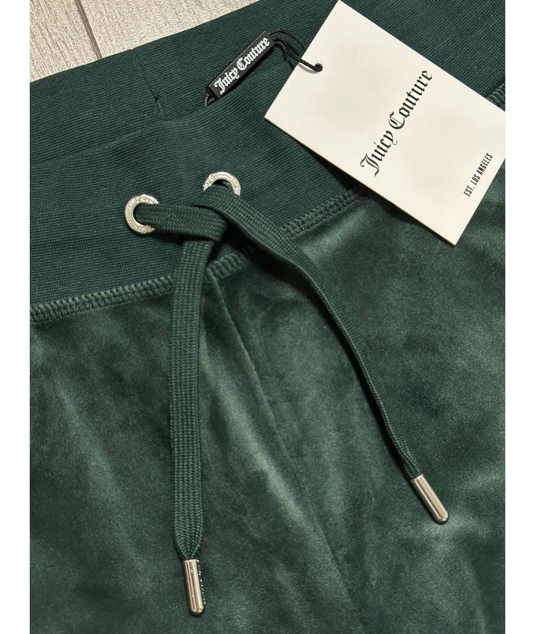 JUICY COUTURE Зеленый велюровый спортивные костюмы, фото 8