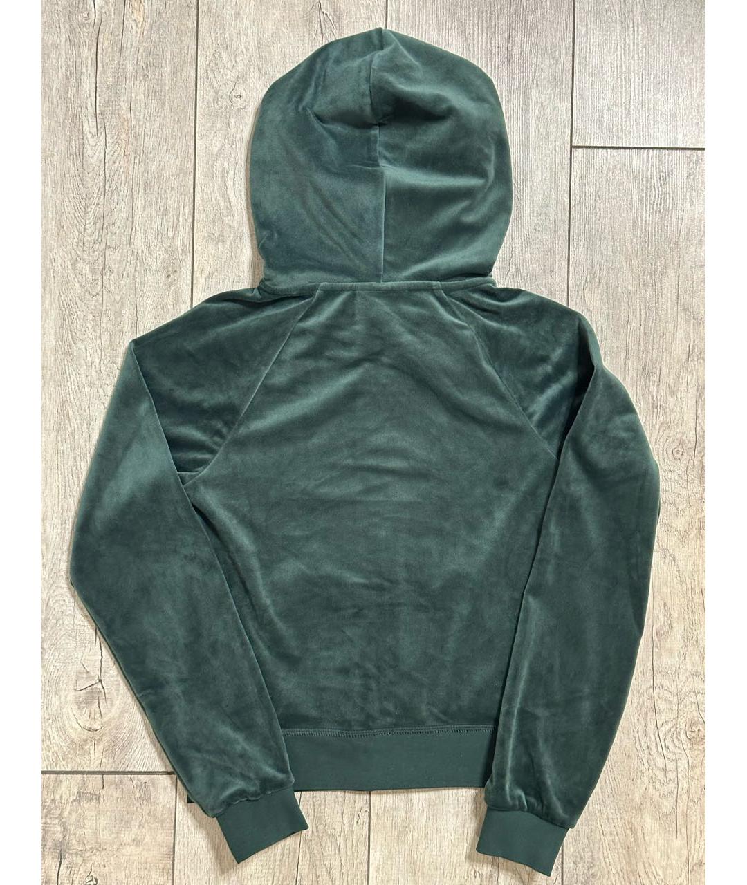 JUICY COUTURE Зеленый велюровый спортивные костюмы, фото 4