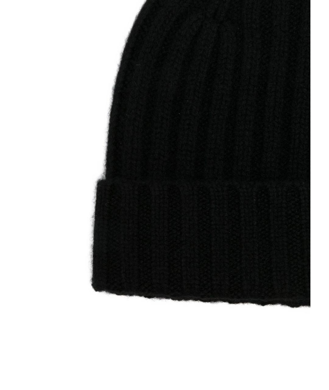 BEYOU Черная кашемировая шапка, фото 4