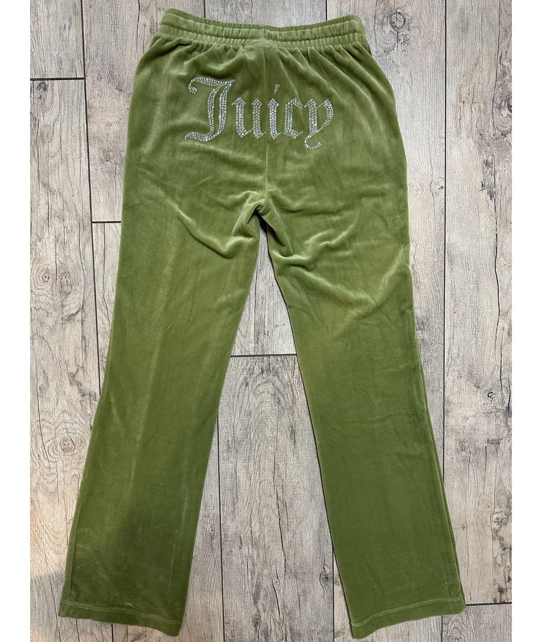 JUICY COUTURE Зеленый велюровый спортивные костюмы, фото 6