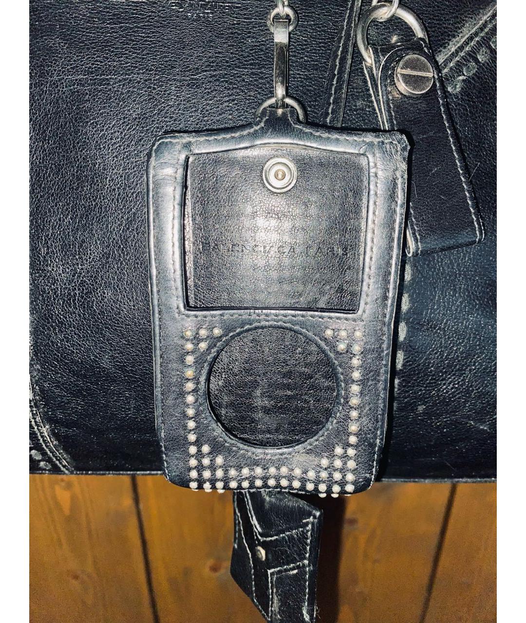 BALENCIAGA Черный брелок, фото 6