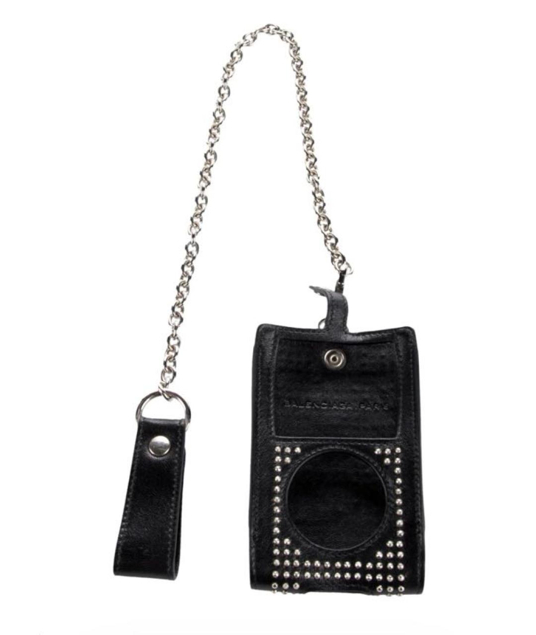 BALENCIAGA Черный брелок, фото 1