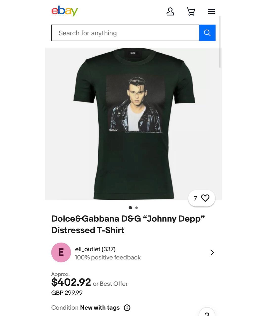 DOLCE&GABBANA Черная хлопковая майка, фото 8